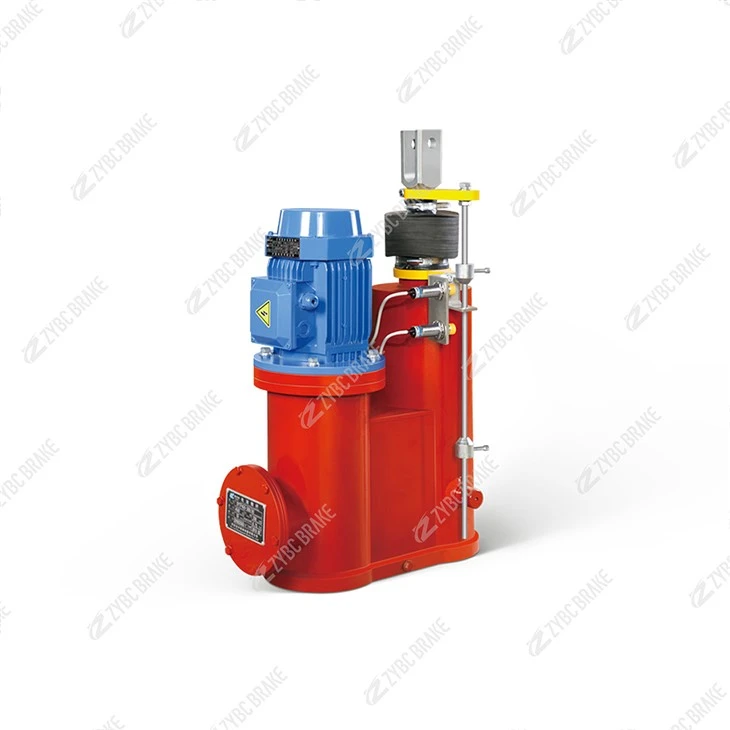 Elektro-popychacz hydrauliczny DYT – wbudowana-blokada hydrauliczna, zabezpieczenie przed przeciążeniem-wyłączenie-samoblokowania